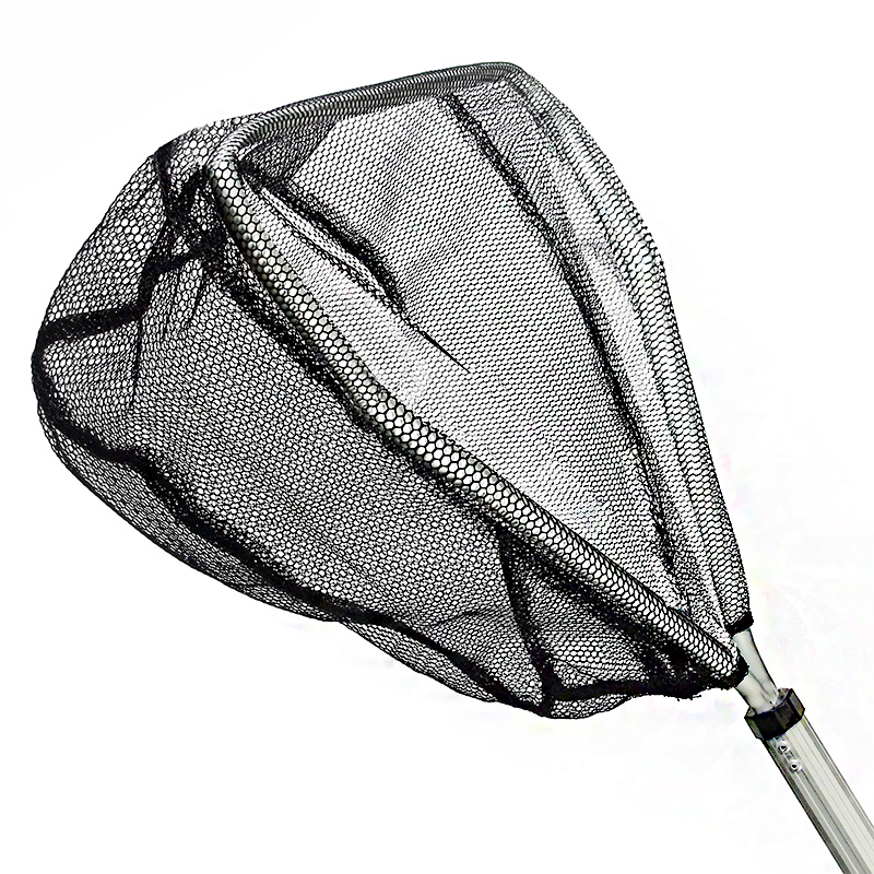 [1372153] POWERNET GRAND FILET DE NETTOYAGE TRIANG. GROSSES MAILLES MANCHE TELESCOPIQUE