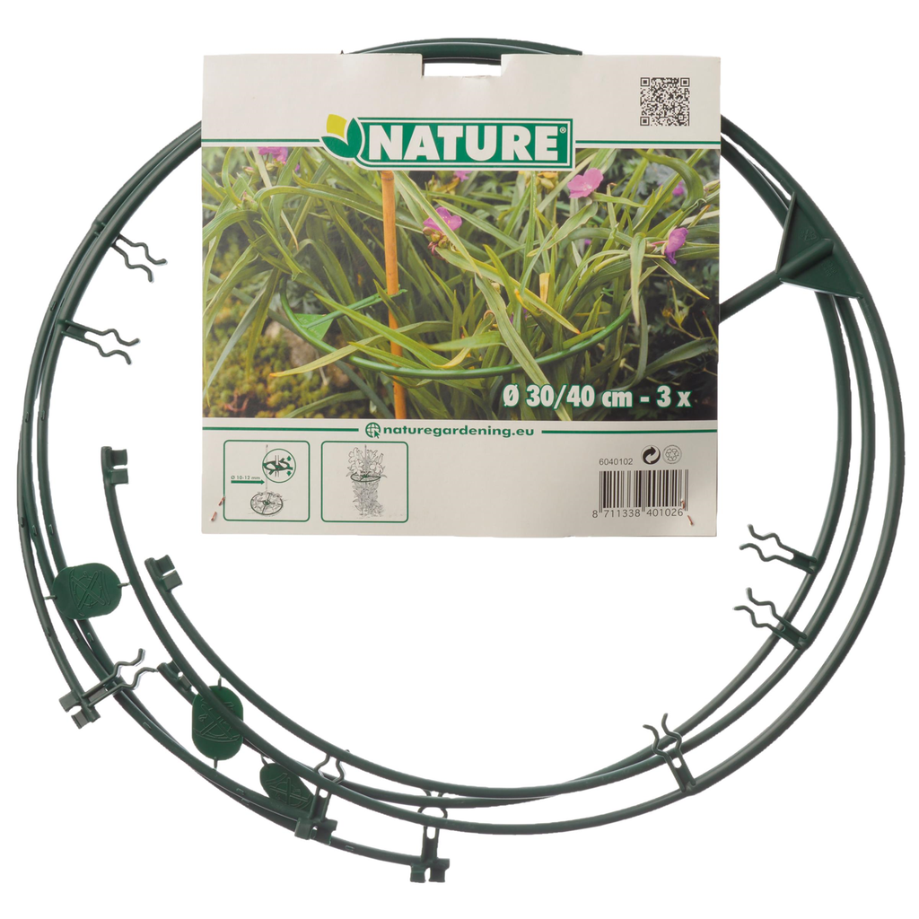 [6040102] SUPPORT DE PLANTES VERT (diam 35-40cm 3 st)