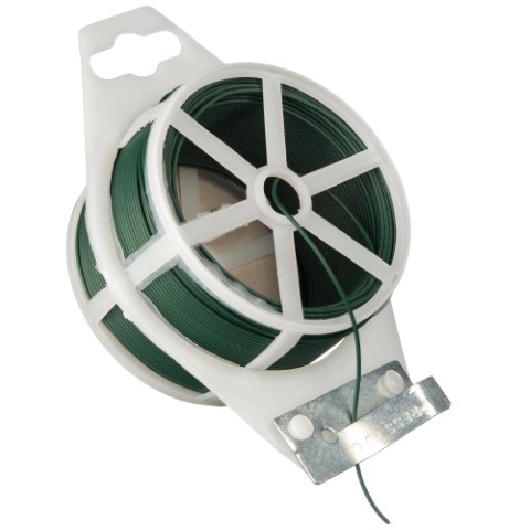 [6040460] Geplastificeerd metaaldraad groen