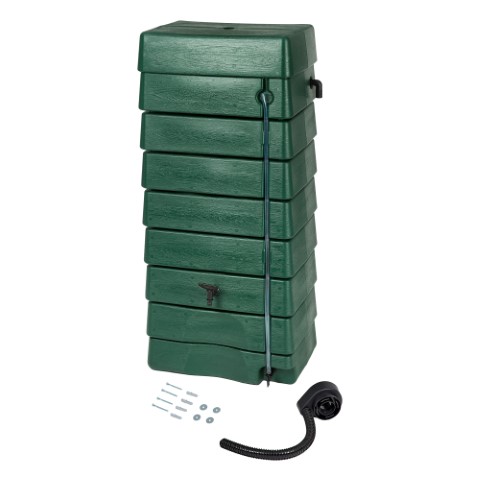REGENTANK KUNSTSTOF GROEN 276L
