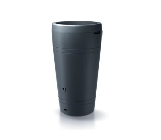 [6071444] BARIL DE PLUIE 'VASE' POLYETHYLENE ANTHRACITE 230L