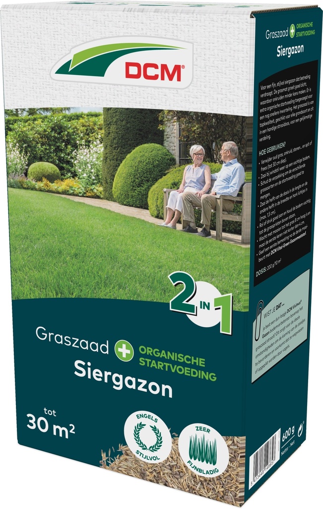 [GRPSIER] SEMENCES DE GAZON PLUS GAZON D'ORNEMENT DCM (1.5 kg  75m²)