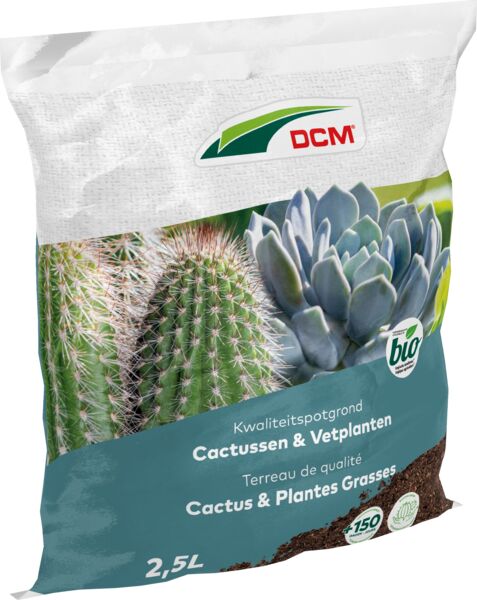[POCACTU] TERREAU CACTUS & PLANTES GRASSES DCM (2,5 L)
