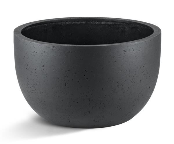 [2423017] BIG EGG POT LOW ANTHRACITE (94x56)