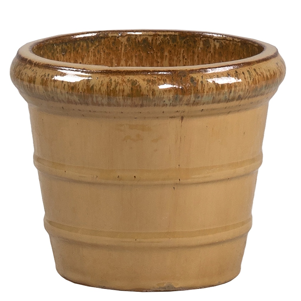 [39DONBE] GLAZED DONATELLO BEIGE (16 x h13cm)