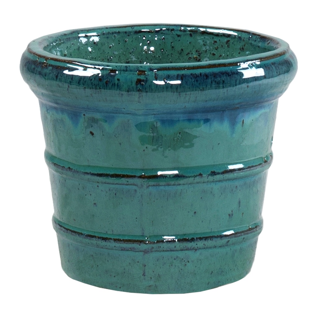 [39DONOB] GLAZED DONATELLO OCEAN BLUE (16 x h13cm)