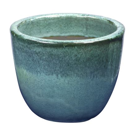 [39EPOB] GLAZED EGGPOT OCEAN BLUE (39 x h31cm)