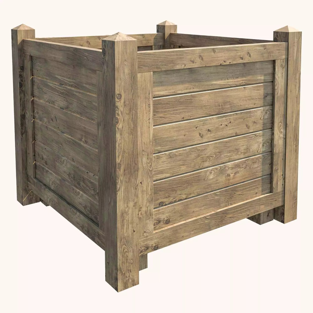 [504019] HOUTEN PLANTENBAK OLIVIER