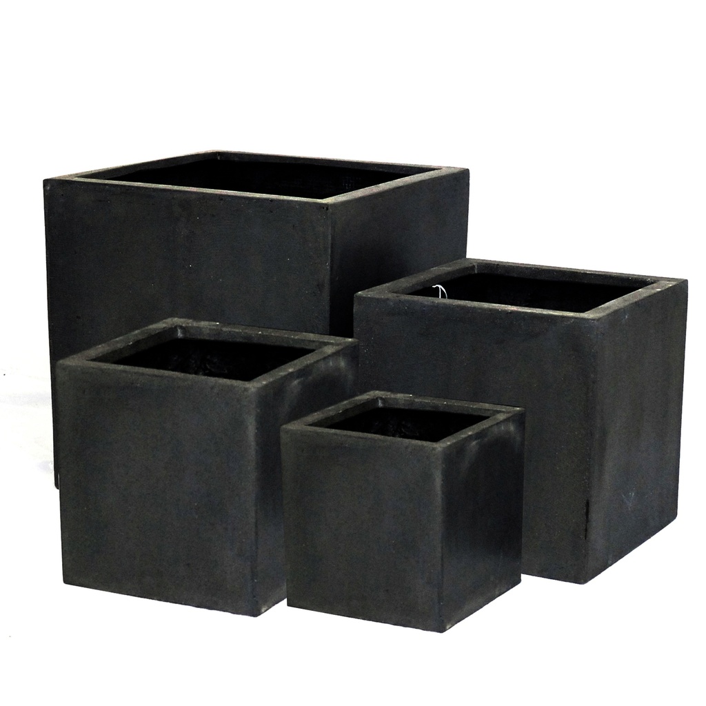 [526S401] CUBE BLACK (l40 x 40 h40)