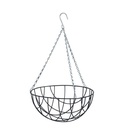 HANGING BASKET METAALDRAAD GROEN INCL. KETTING
