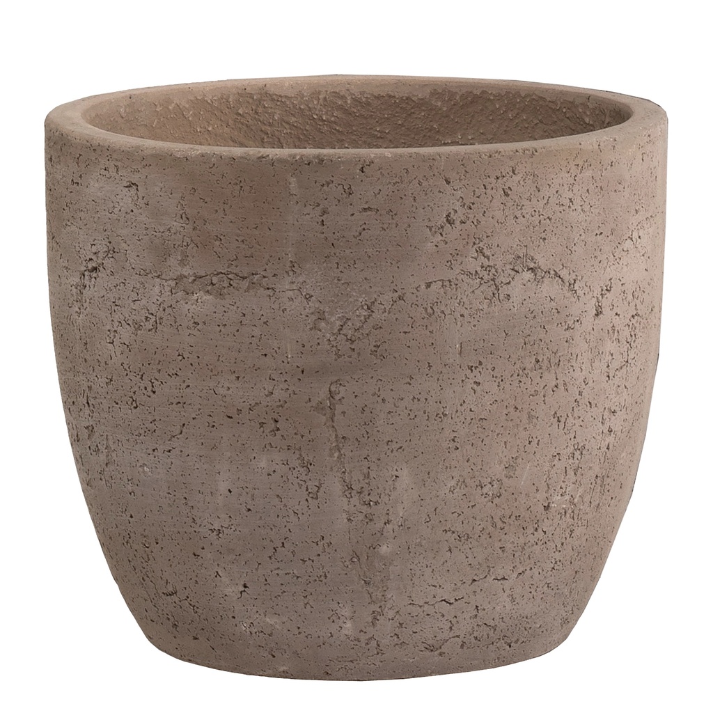 [68HOCBR] NEW CEMENT ROUND C-BROWN (42 x h36cm)