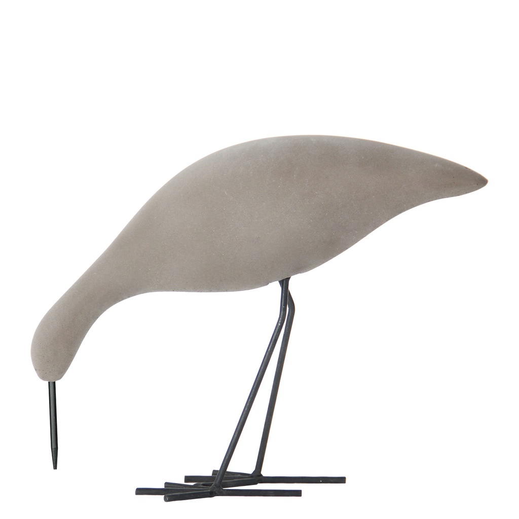 [A80OLBT] DECO STORK BROWN TERRACOTTA