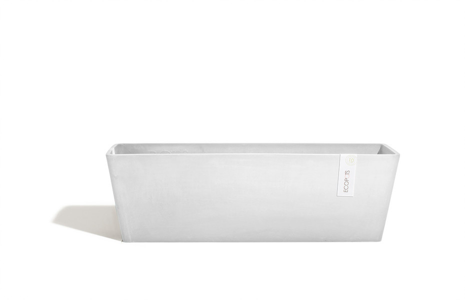 ECOPOTS BRUGES BLOEMBAK WHITE GREY