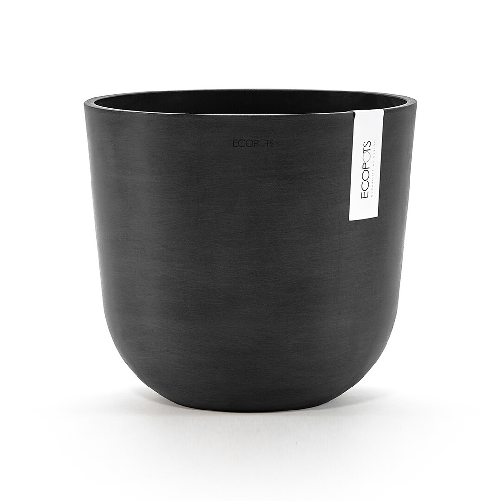 [ECODGRE] ECOPOTS OSLO DARK GREY (diam 25cm h 22cm)