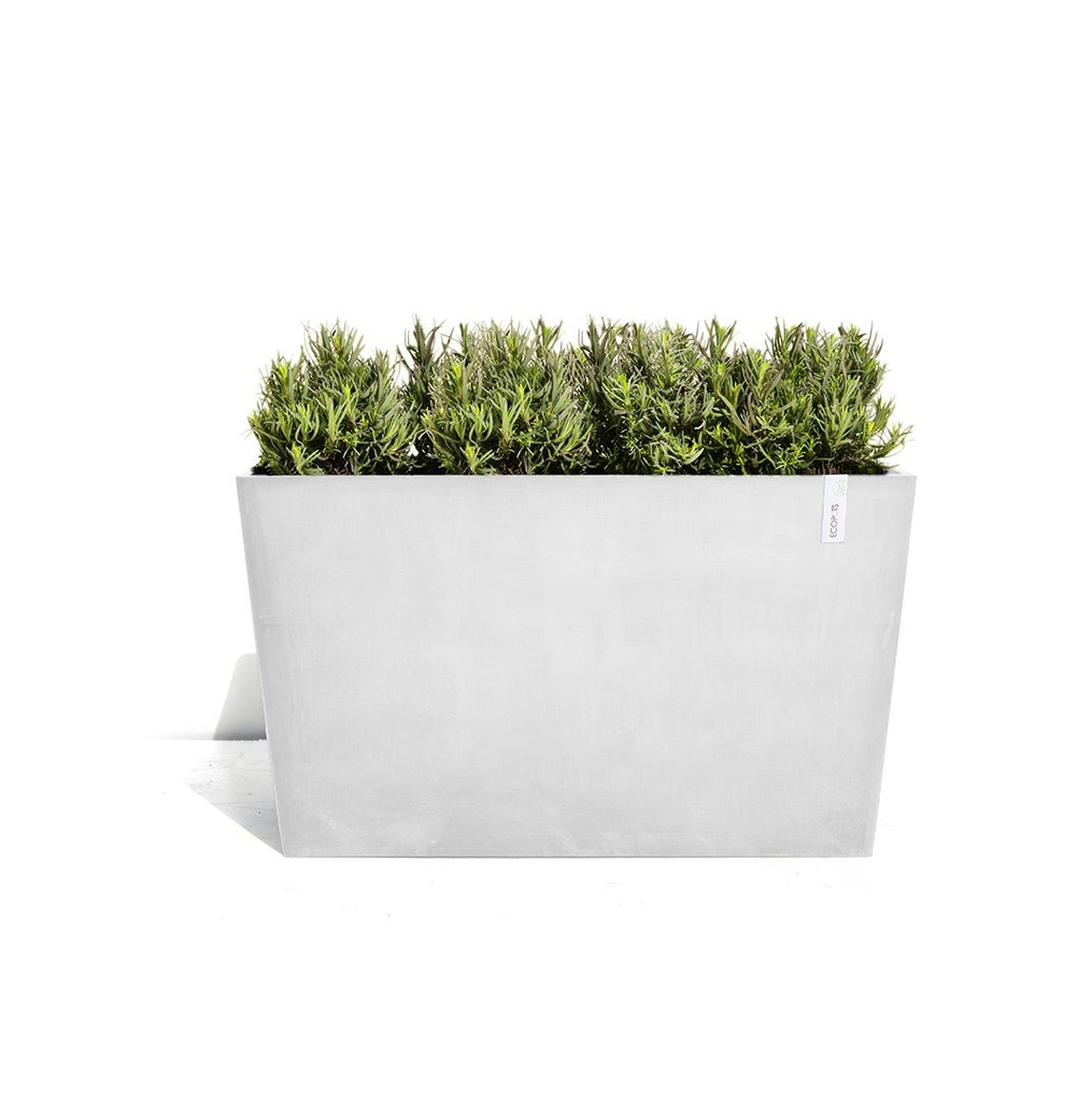 ECOPOTS PARIS BLOEMBAK WHITE GREY