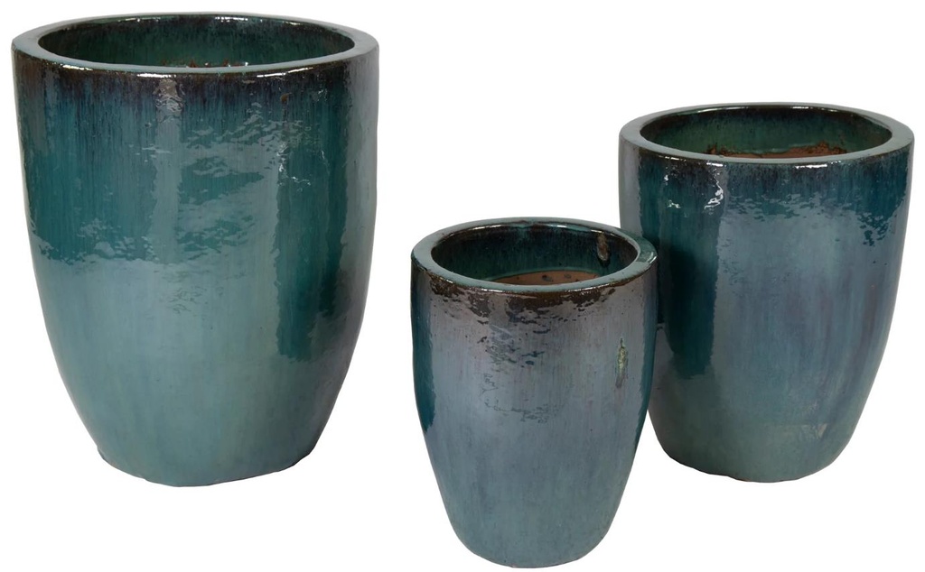 [GLEVCEL] GLAZED EGG VASE CELADON (45x54cm)