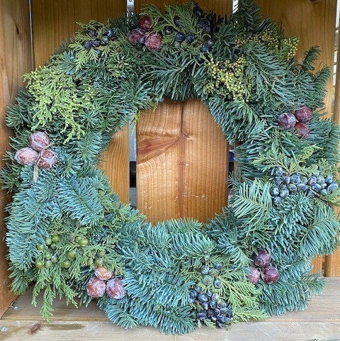 [KERSTKE] KERSTKRANS EXCLUSIEF (50cm)