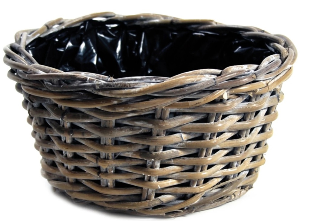[LARBASKE] LANA ROUND BASKET (diam 26cm h 13cm)
