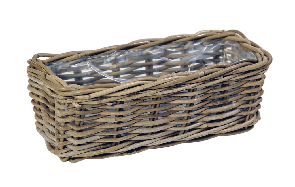 [LARBNATU] LAURA RECTANGULAR BASKET NATURAL (40x16x15cm)