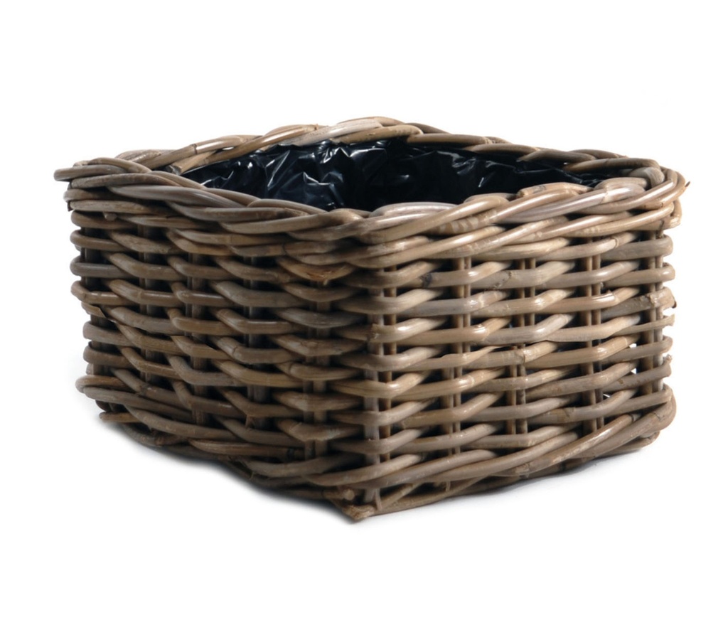 [LASLNATU] LANA SQUARE LOW NATURAL (b28cm h12cm)