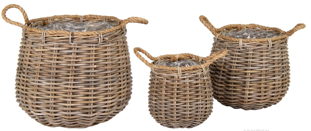 [LURCAUL] LUNA ROPE CAULDRON (diam 35cm h 30cm)