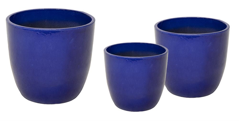 [NOECBLU] NOBLE EGG COBALT BLUE (d48xh43cm)