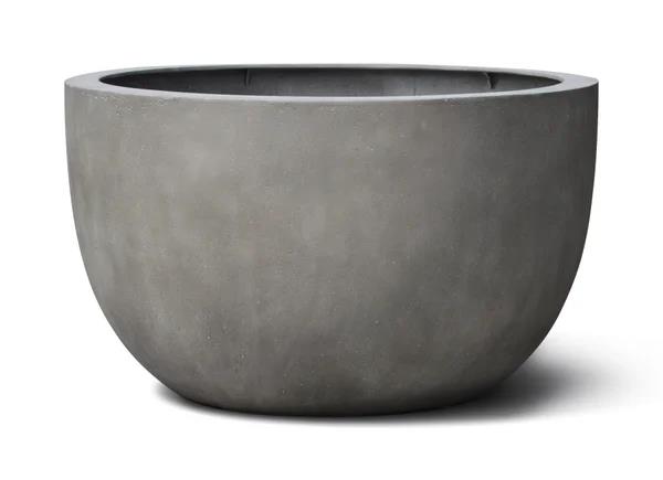 BIG EGG POT LOW NATURAL