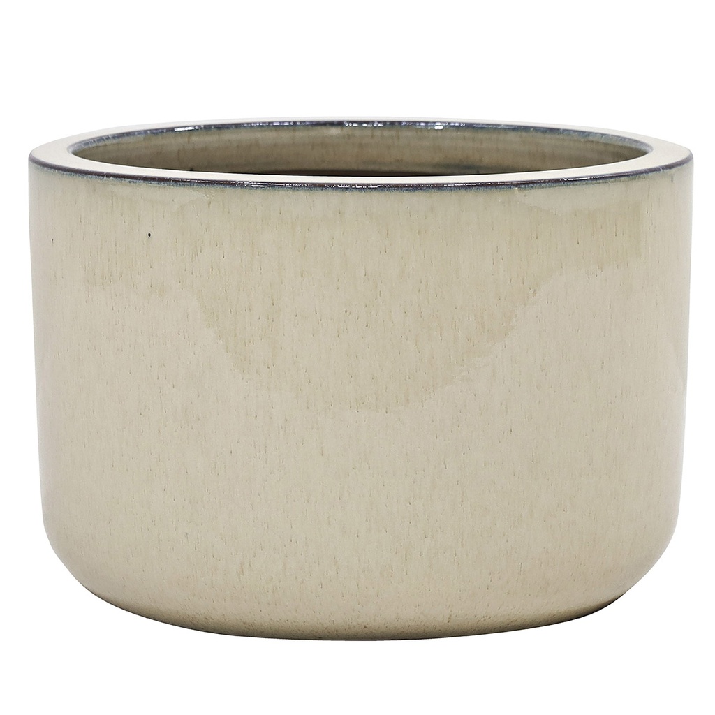 GLAZED CYLINDER LOW STEAMED CREAM