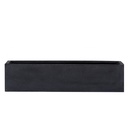 LONG FLOWER BOX PLAIN NATURAL BLACK