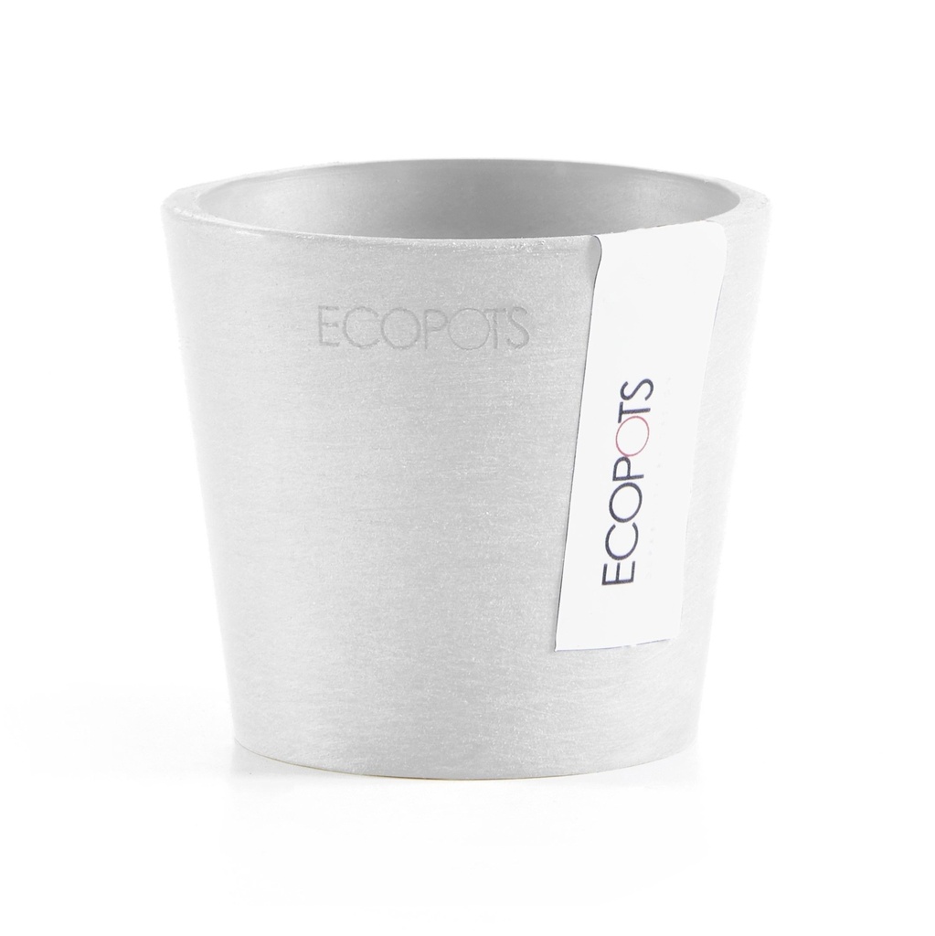 ECOPOTS AMSTERDAM ROND PURE WHITE