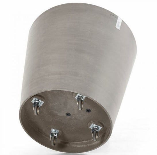 ECOPOTS AMSTERDAM ROND TAUPE + WIELEN