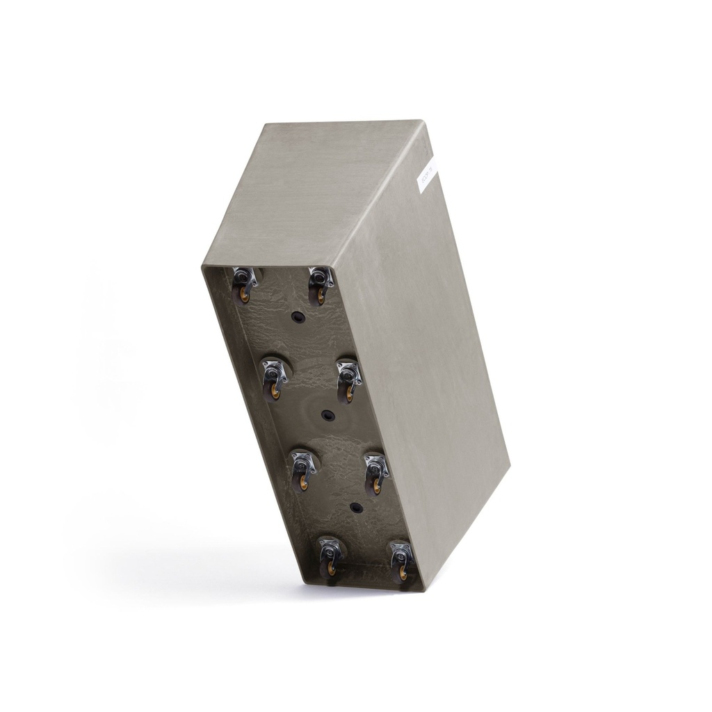 ECOPOTS PARIS BLOEMBAK TAUPE + WIELEN