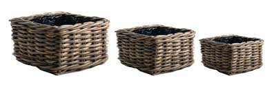 KUBU SQUARE LOW BASKET